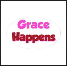 Grace Happens Bumber Sticker